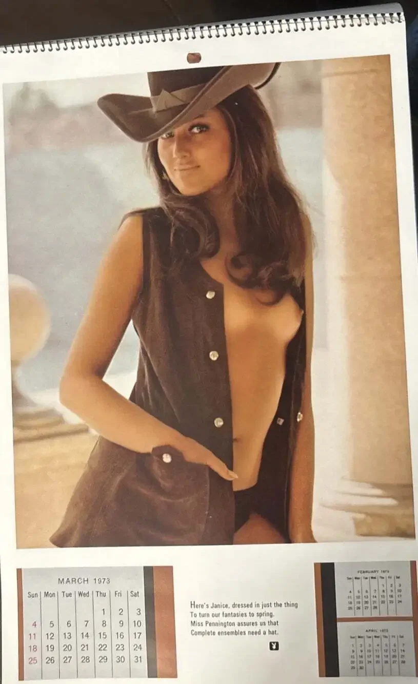 1973 Playboy Wall Calendar